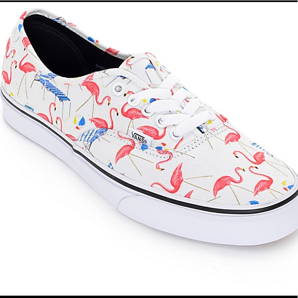 vans pool vibes flamingo